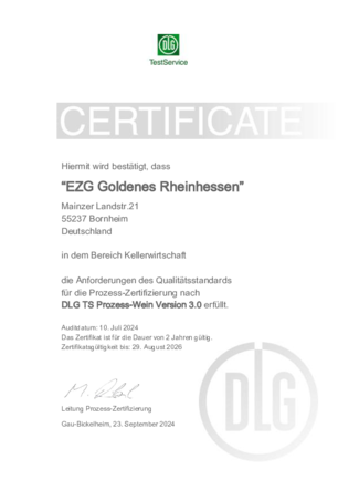 DLG Zertifikat